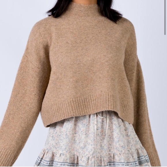 Princess Polly Sweaters - Princess Polly Tan Sweater
